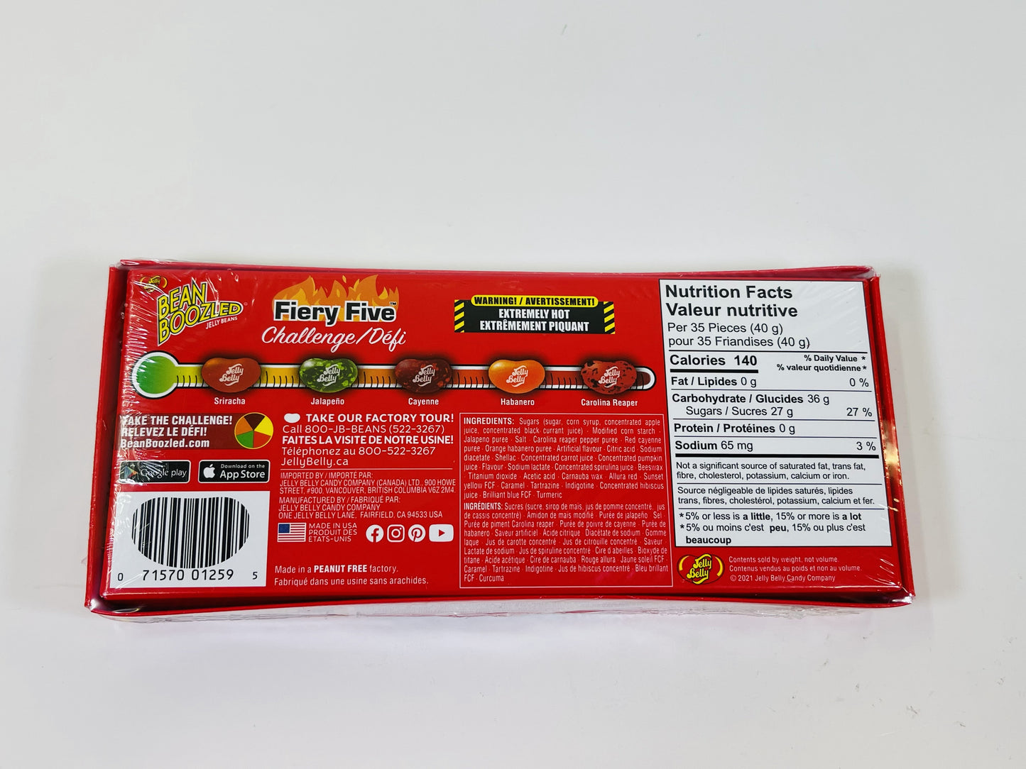 Jelly Belly Bean Boozled Fiery Five