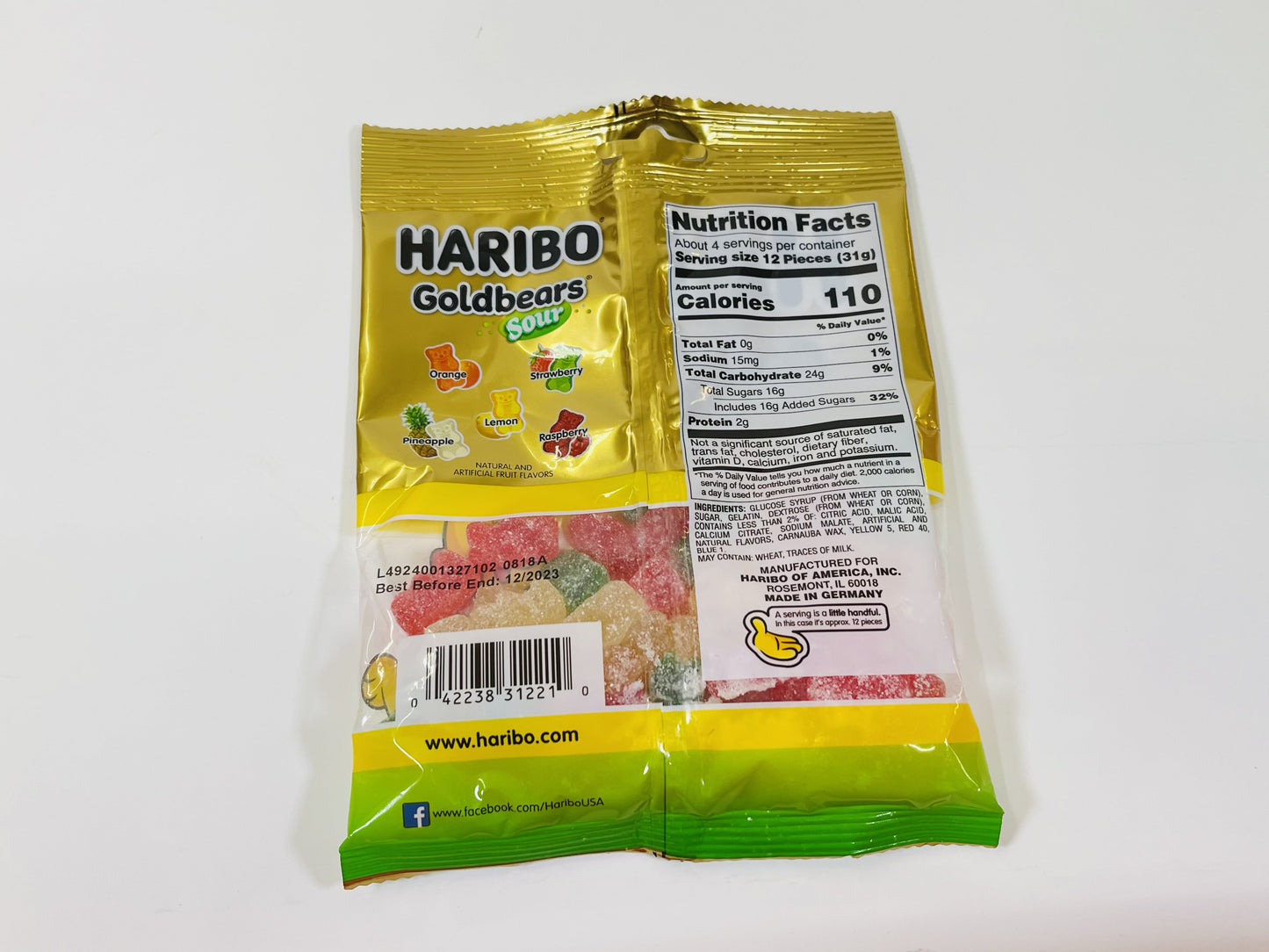 HARIBO GUMMY PEG BAGS