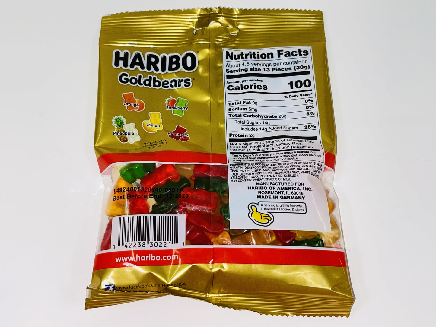 HARIBO GUMMY PEG BAGS