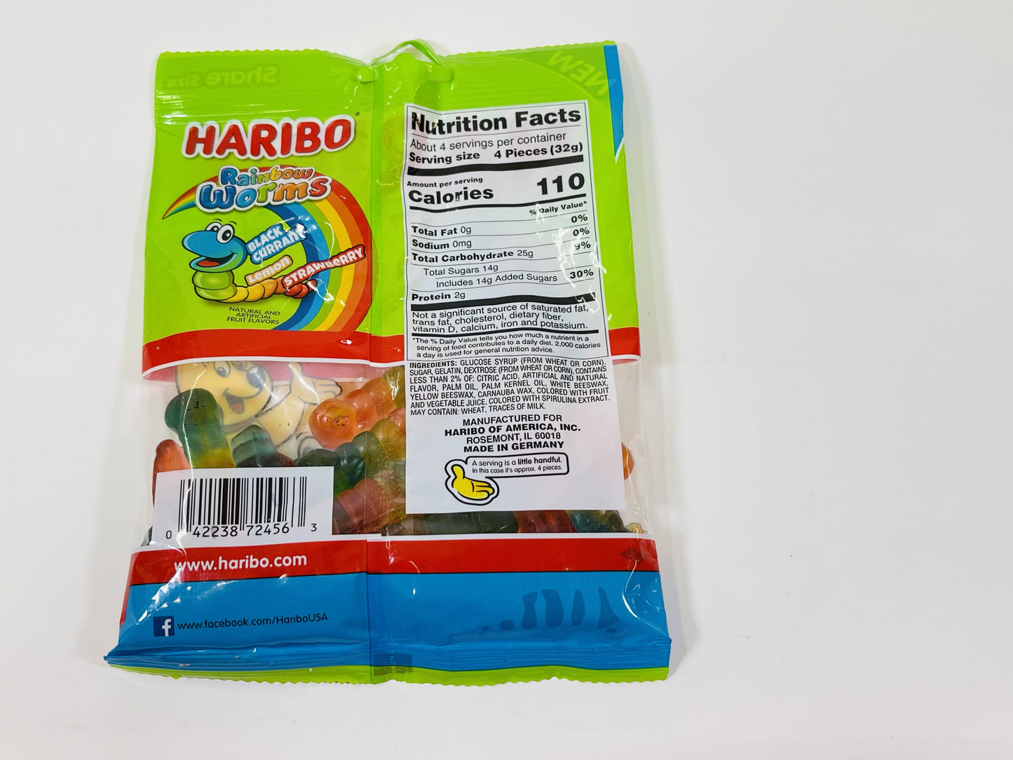 HARIBO GUMMY PEG BAGS
