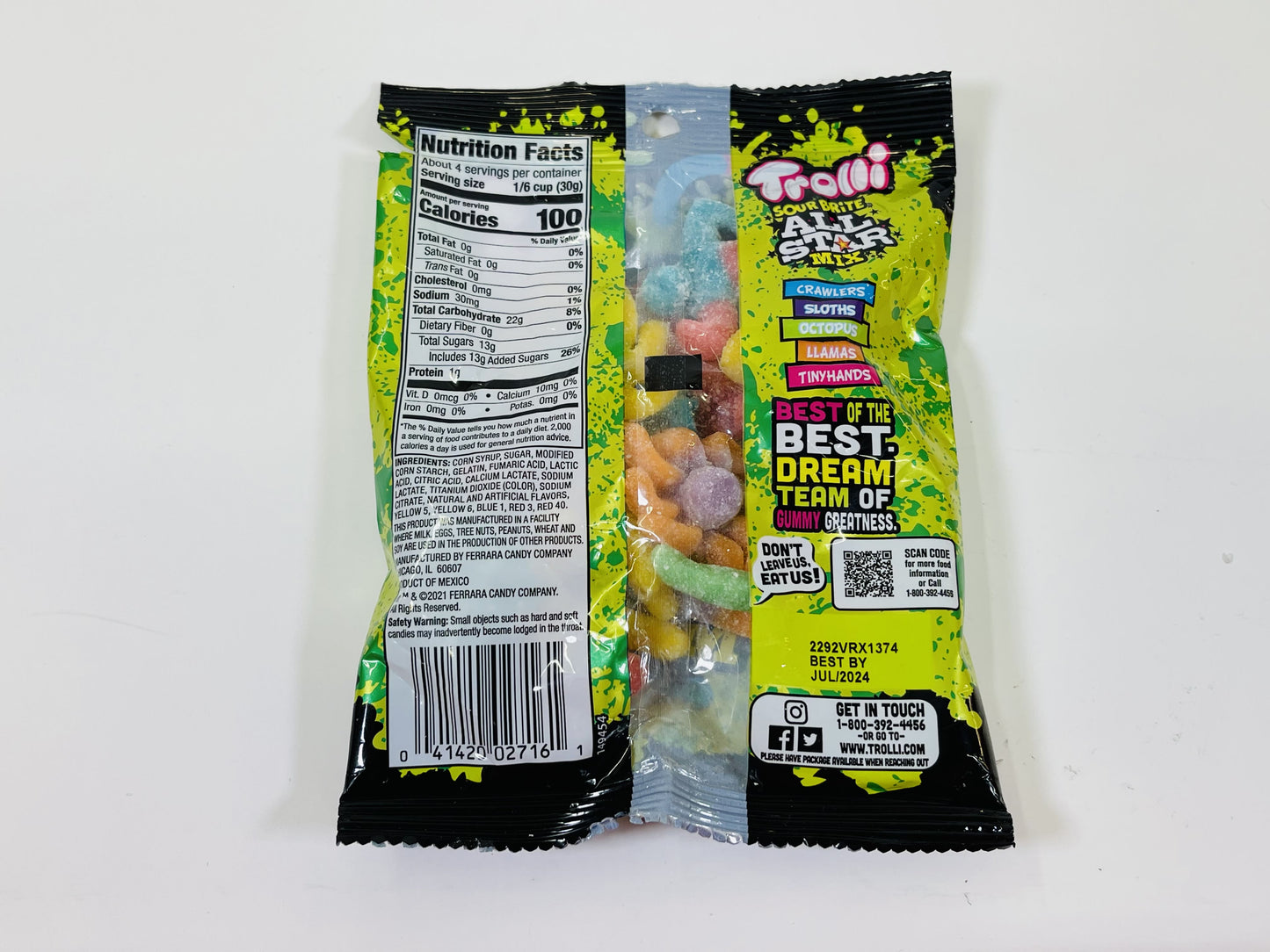 TROLLI GUMMY PEG BAGS
