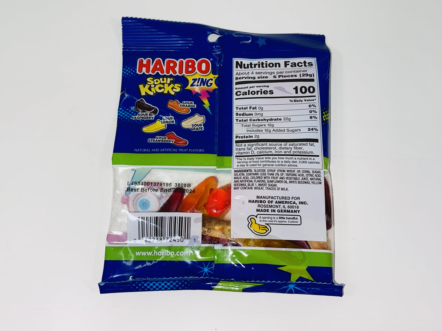 HARIBO GUMMY PEG BAGS