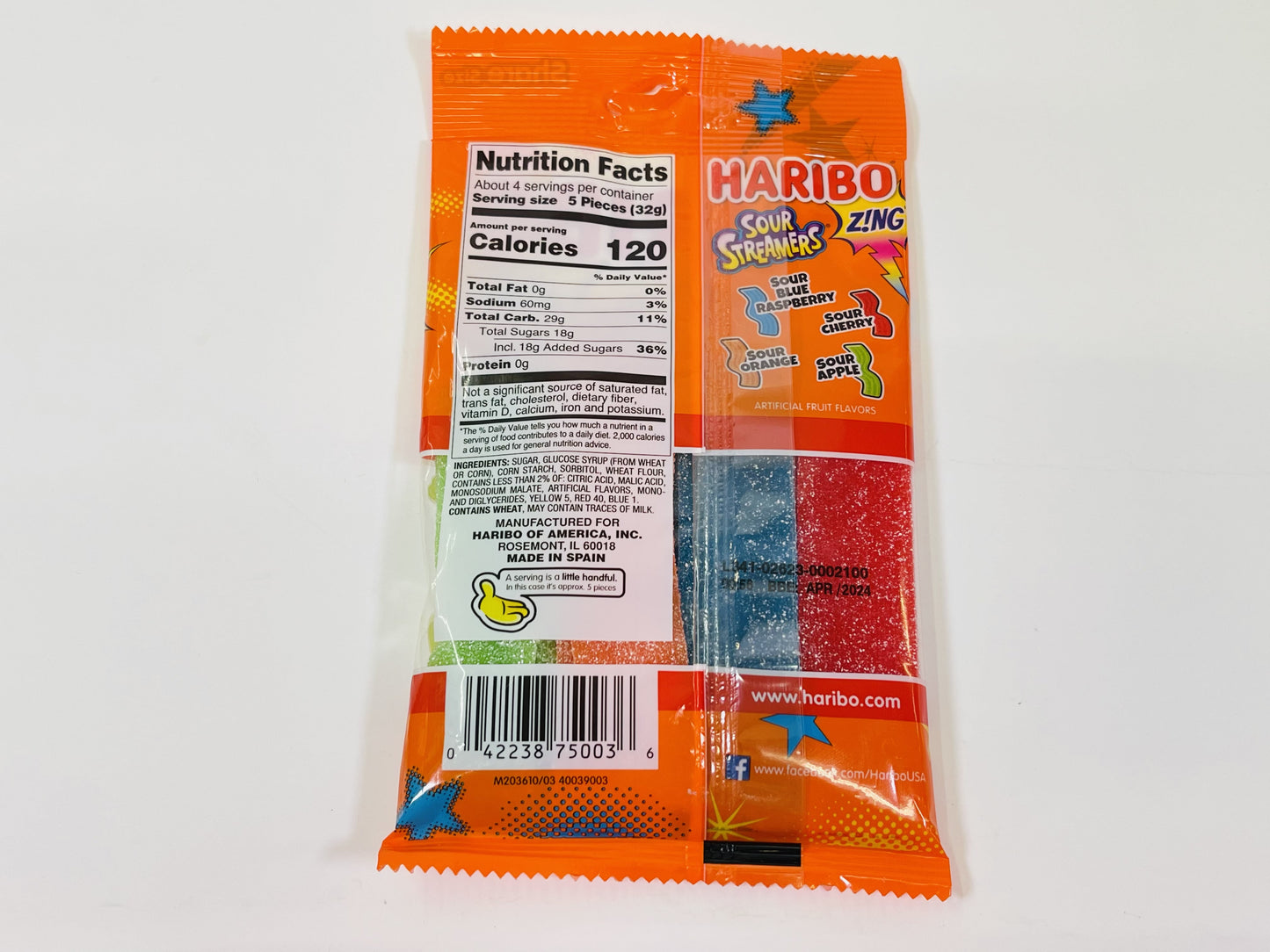 HARIBO GUMMY PEG BAGS