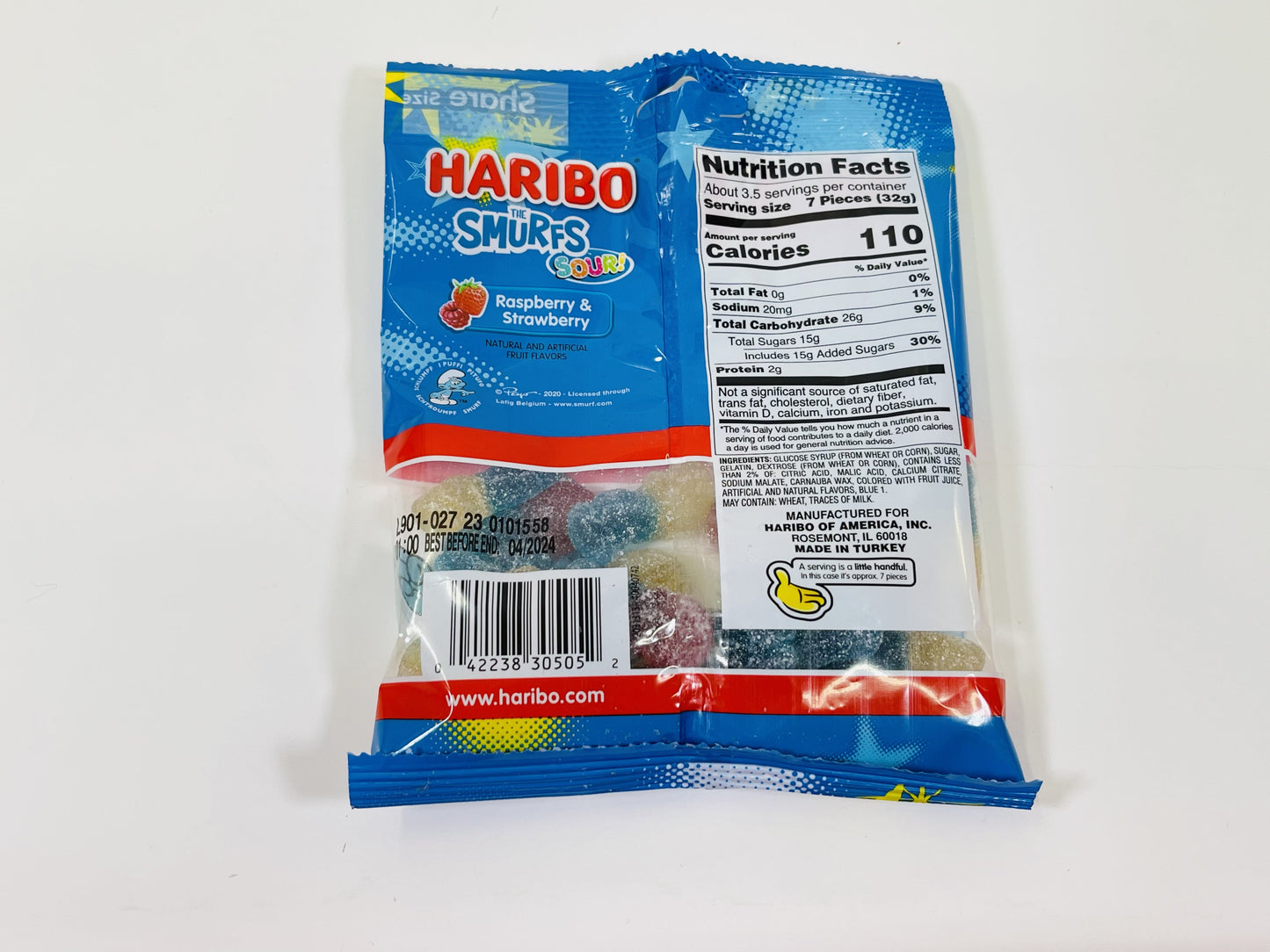 HARIBO GUMMY PEG BAGS