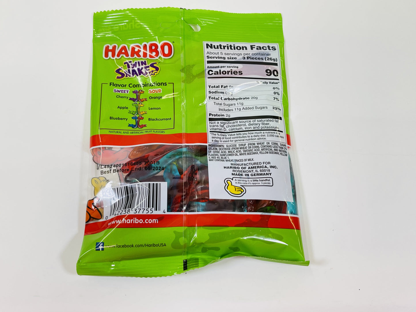HARIBO GUMMY PEG BAGS
