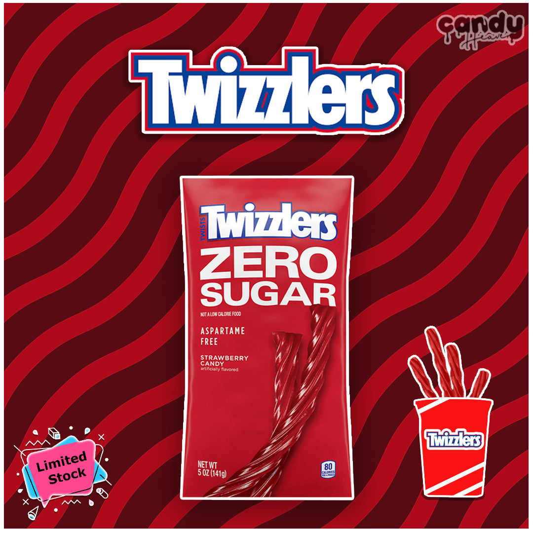 TWIZZLERS STRAWBERRY ZERO SUGAR