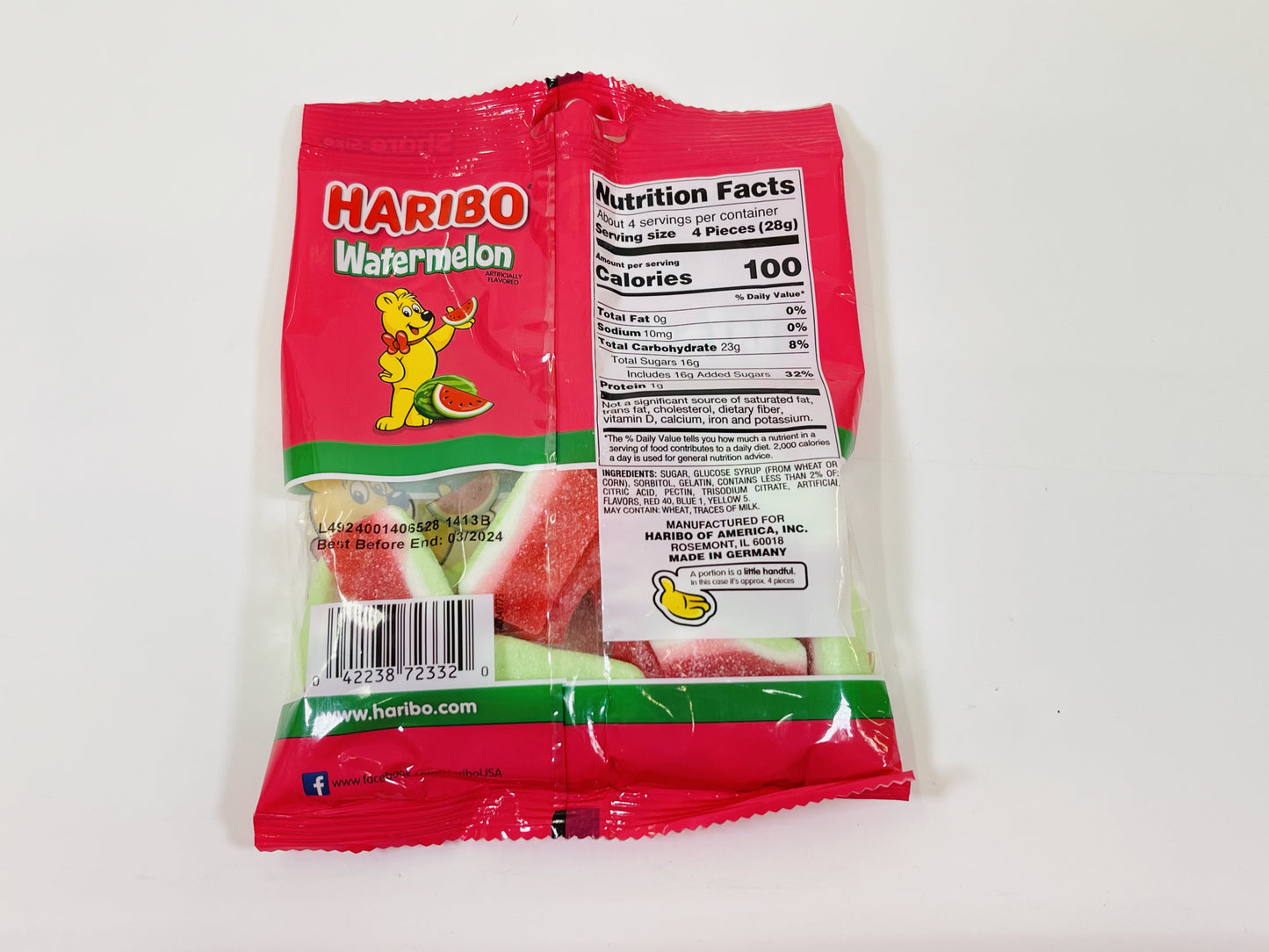 HARIBO GUMMY PEG BAGS