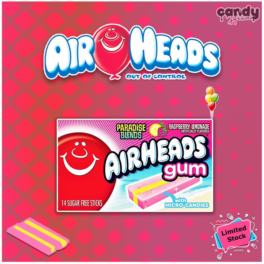 Airheads Ruspberry Flavoured Gums