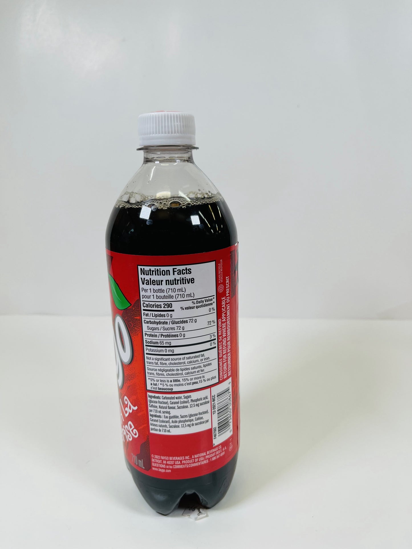 Faygo Cherry Cola Nutrition Facts
