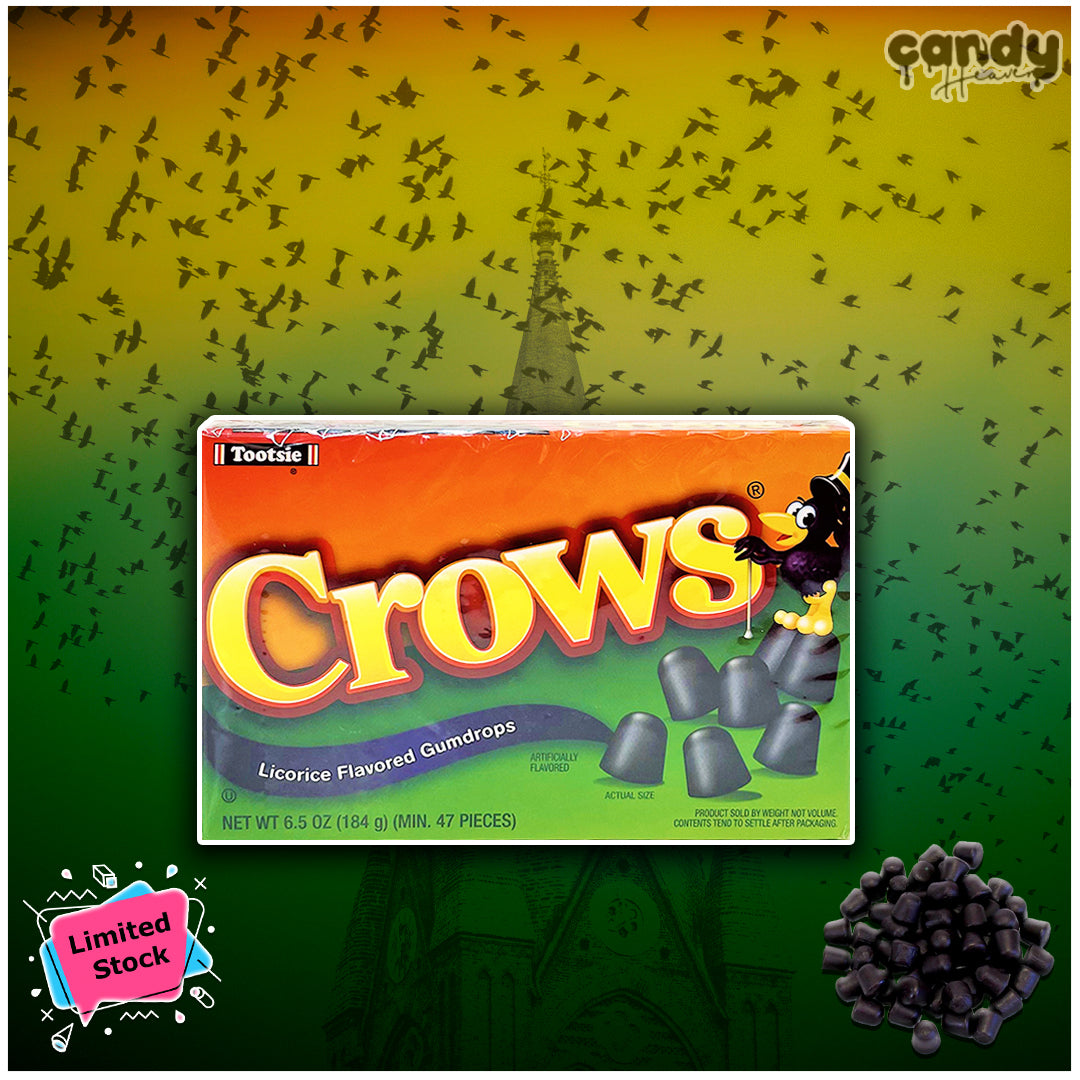 Crows Licorise Flavored Gumdrops