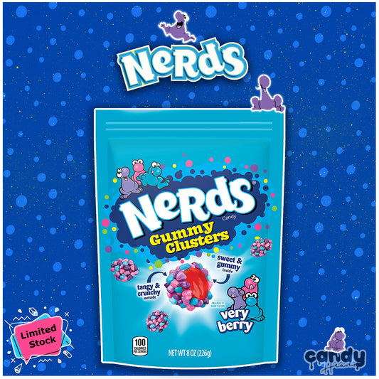 NERDS GUMMY CLUSTERS VERY BERRY