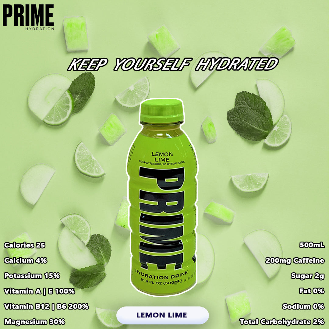 Lemon Lime Prime Hydration Drink