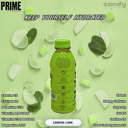 Lemon Lime Prime Nutrition Facts