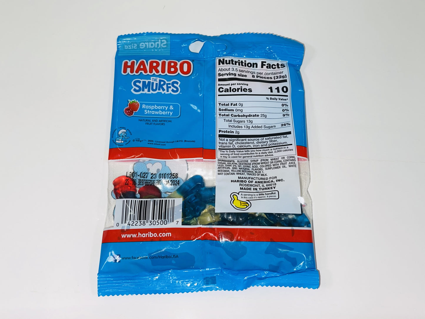 HARIBO  GUMMY PEG BAGS